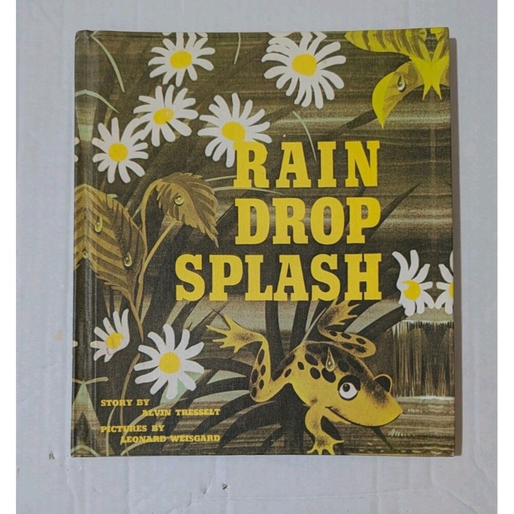 Vintage Rain Drop Splash Alvin Tresselt Scott Foresman Talking Storybook 1966